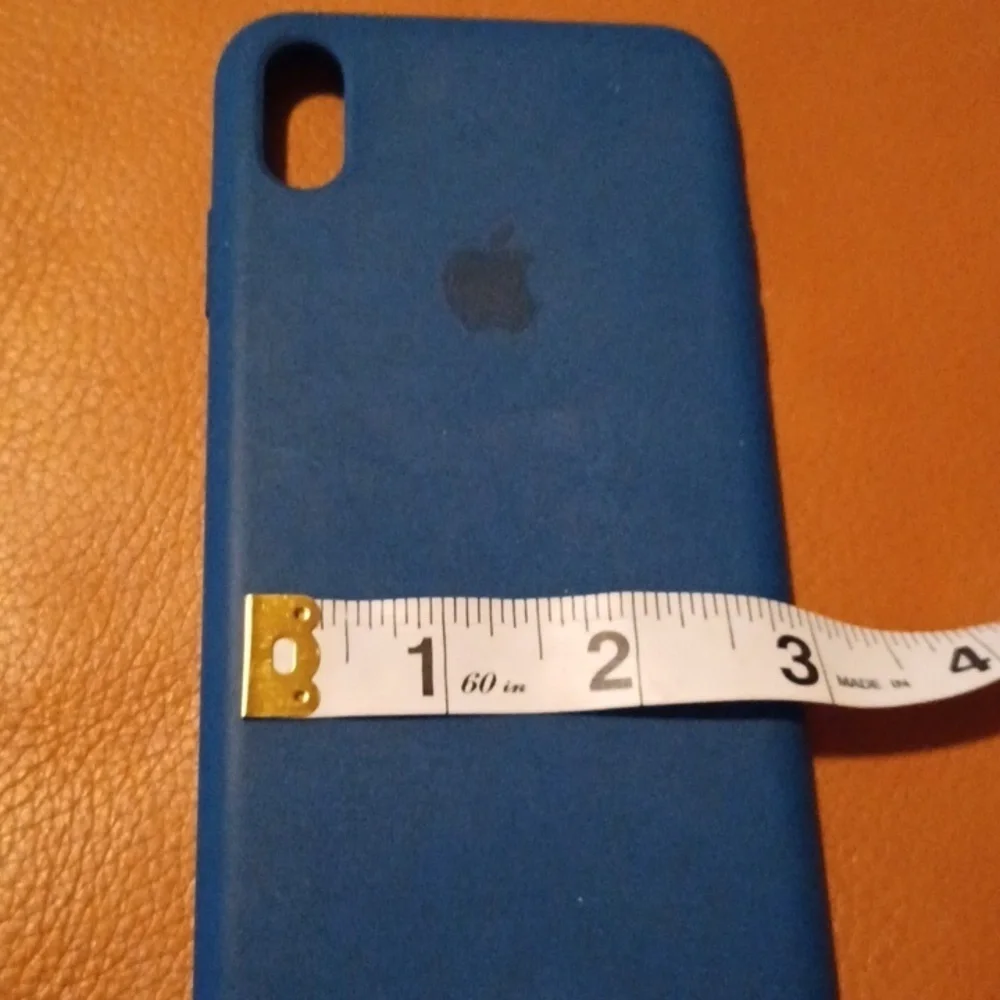 -- Apple Blue Silicone iPhone X Case